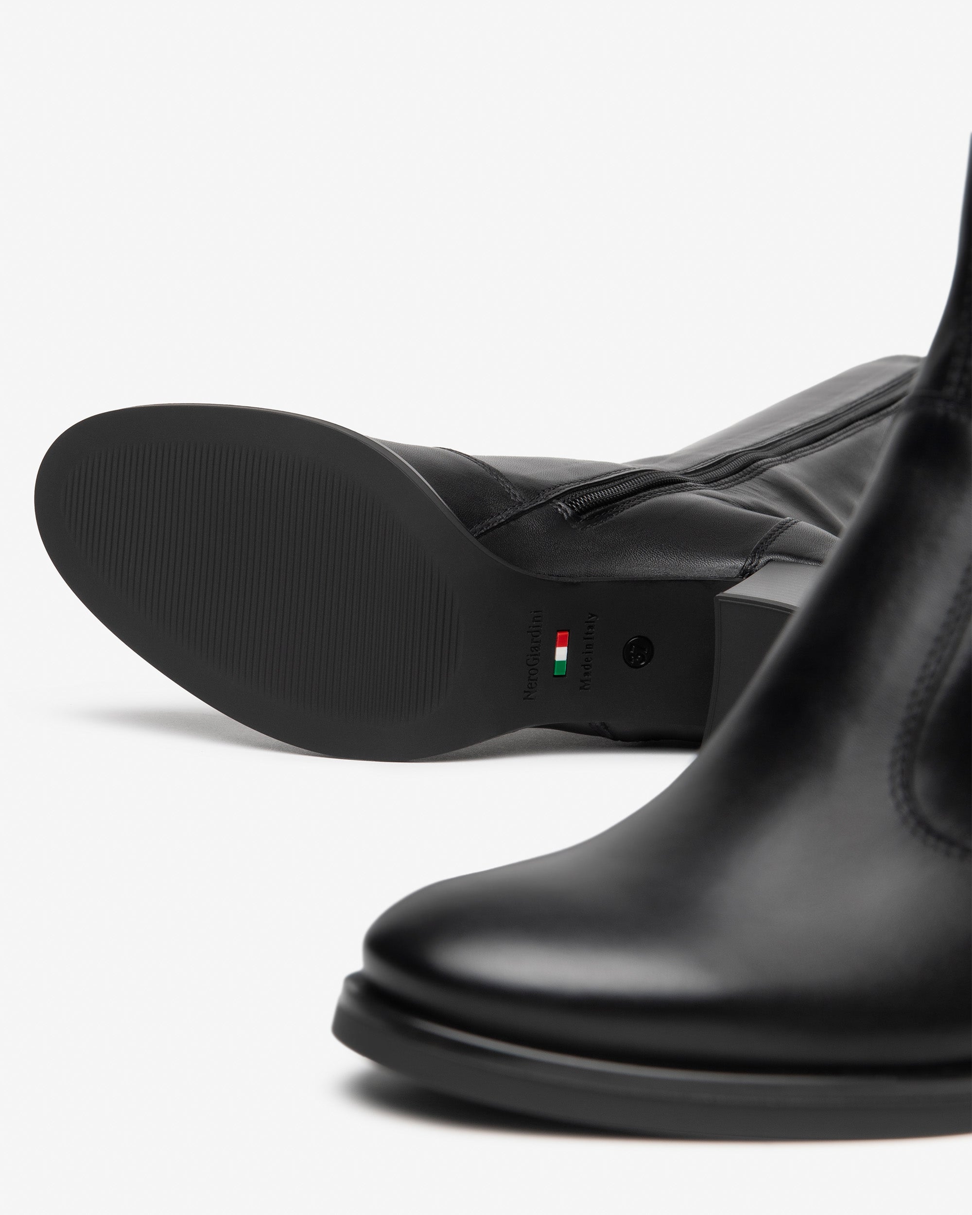 Nero Giardini Boots bottes cuir femme talon 38