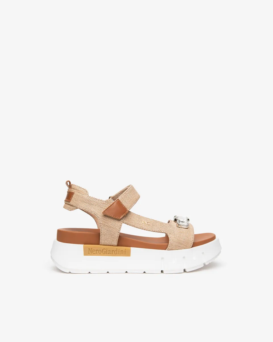 Nero Giardini mules cuir tissu femme été