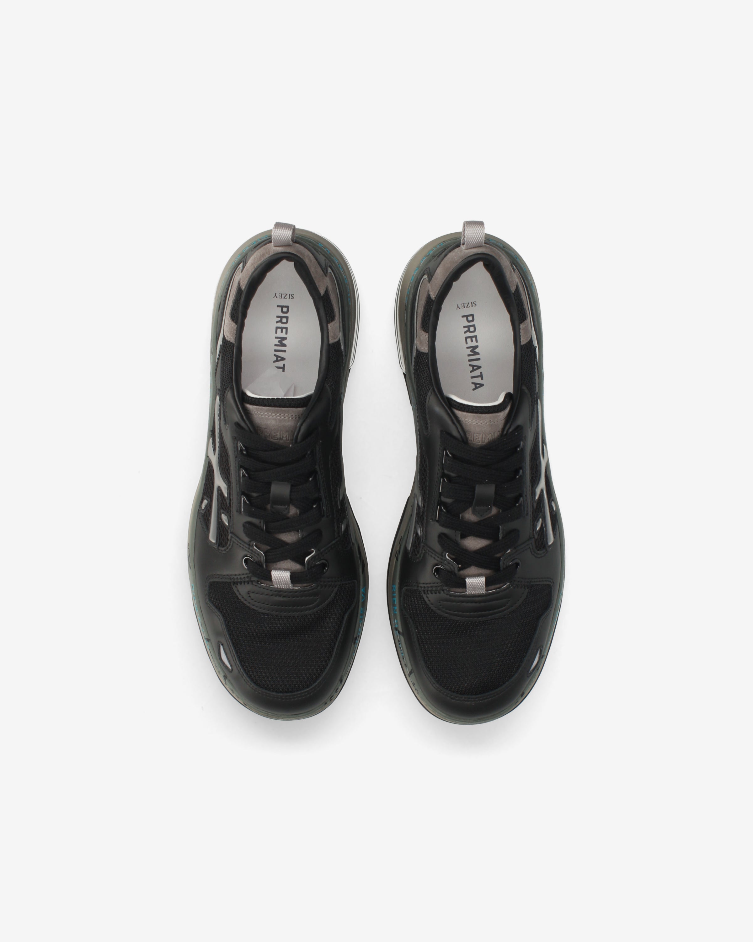 Premiata Drake 524 sneakers homme cuir noir semelle air