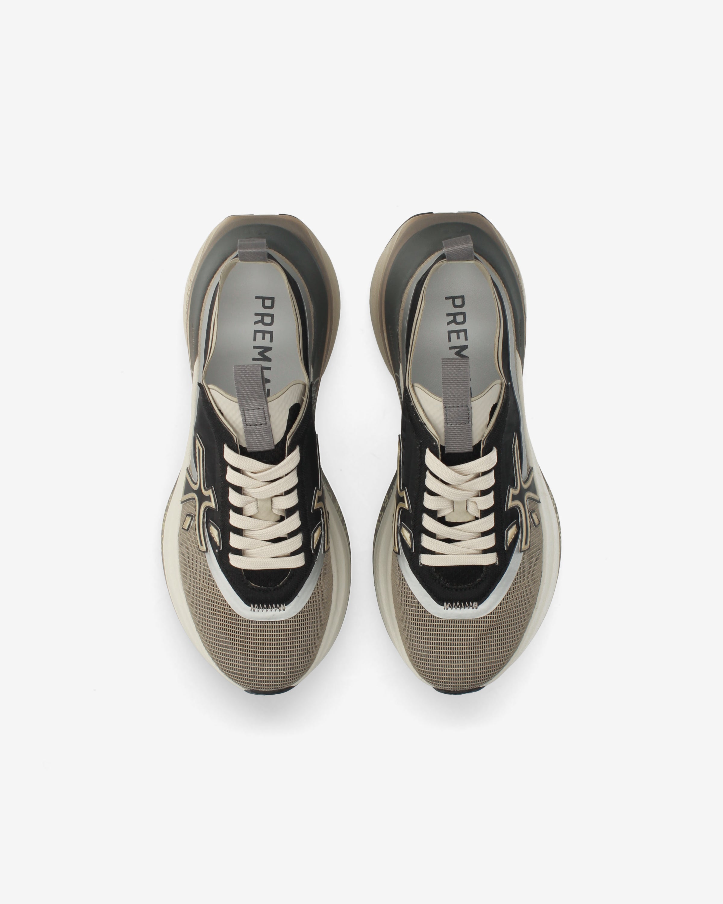 Premiata Hill 0.1 8586 Basket Beige Femme