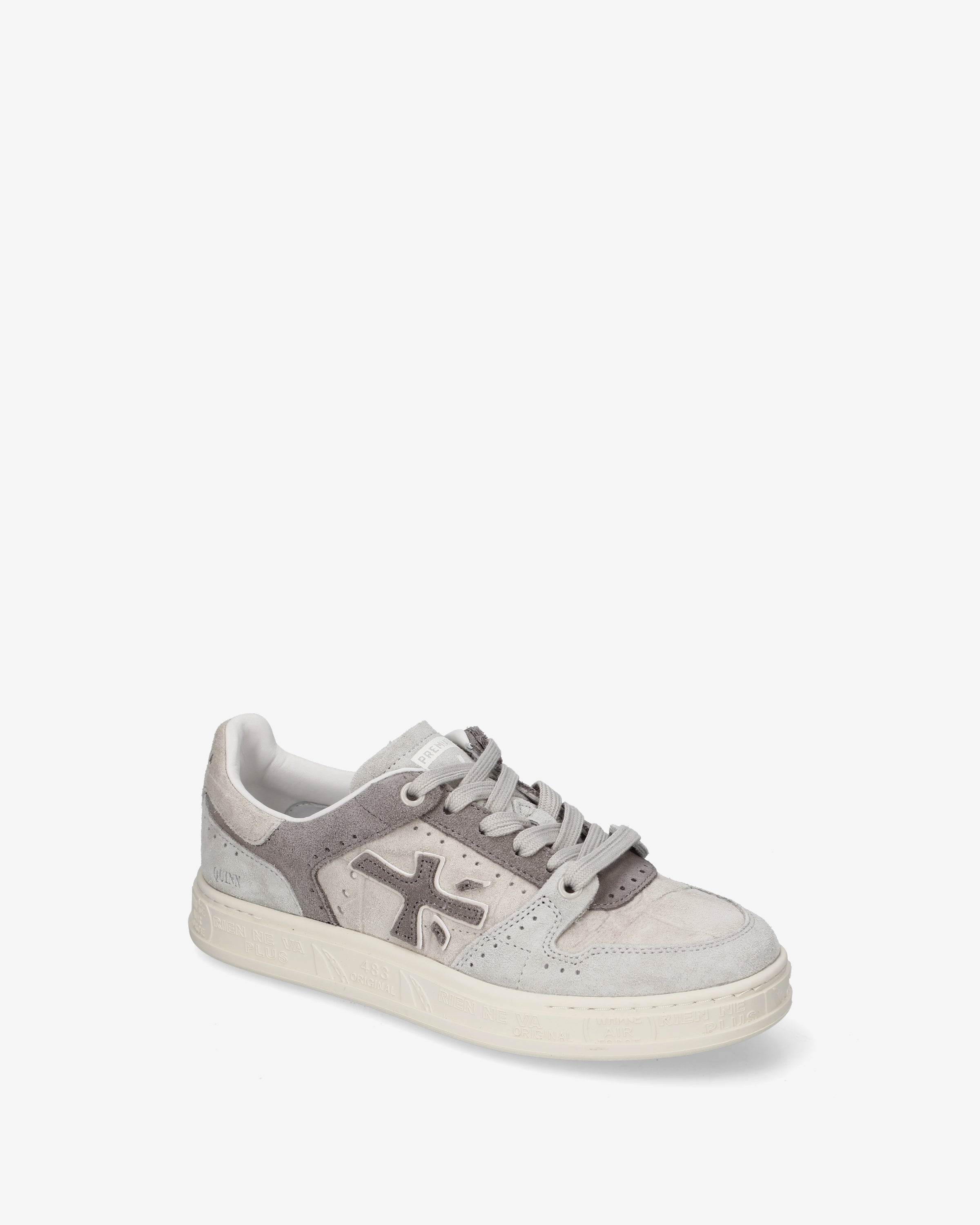 Premiata Quinnd 8646 sneakers femme crème gris cuir