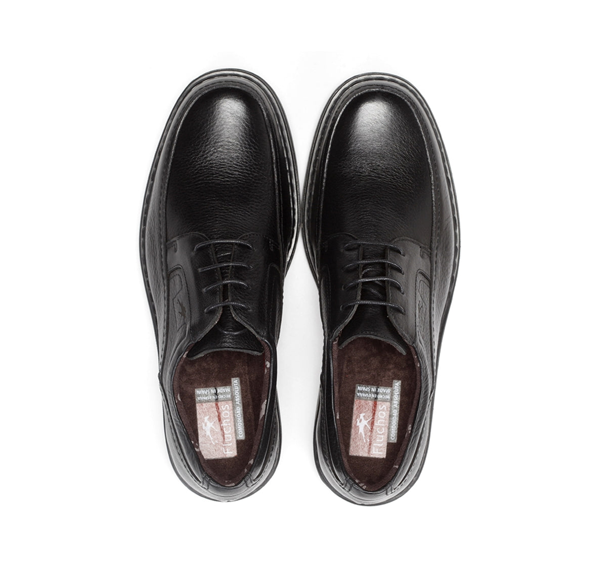 Fluchos Clipper 9579 derbies noir cuir homme