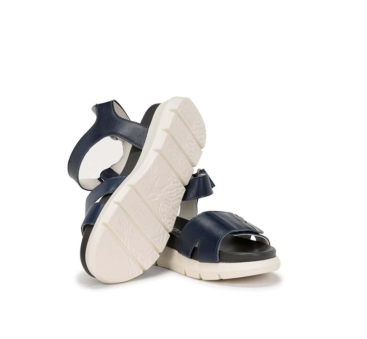 Fluchos Hellen F1708 Sandales Femme Bleu Réglables
