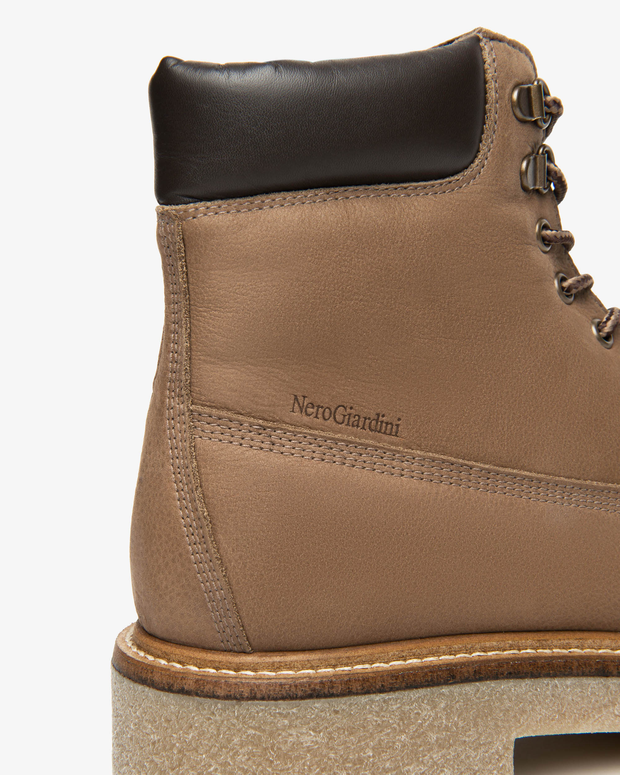 Nero Giardini Combat Boots rangers cuir homme hiver