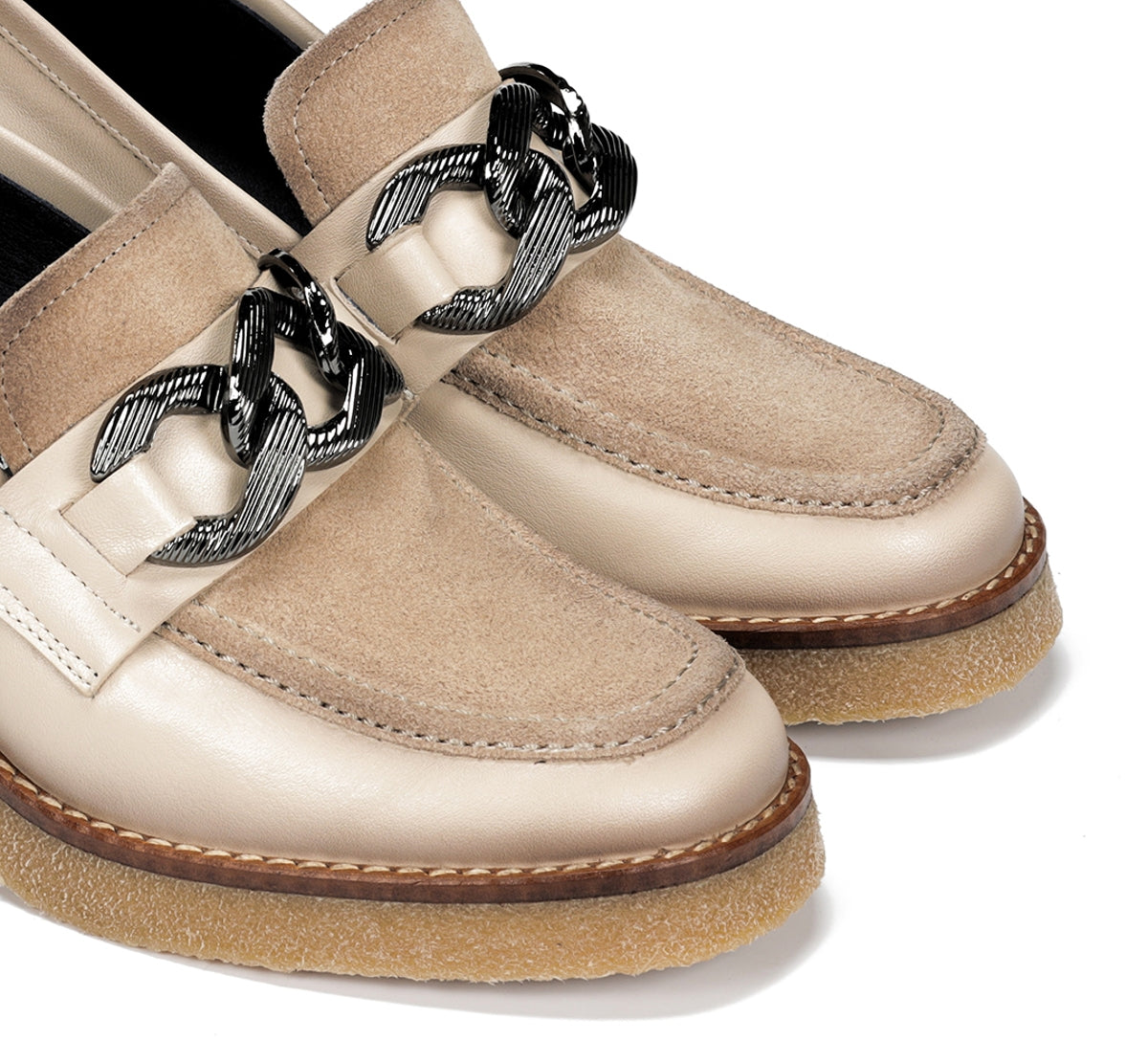 Dorking by Fluchos Oprah D9193 mocassin femme taupe