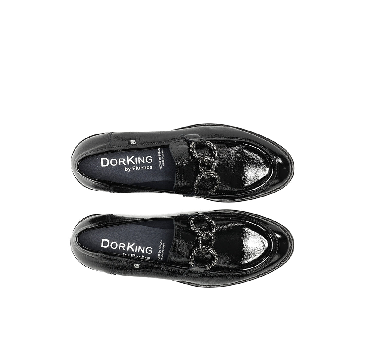 Fluchos Dorking Harvard D9117 mocassin noir femme 38 cuir