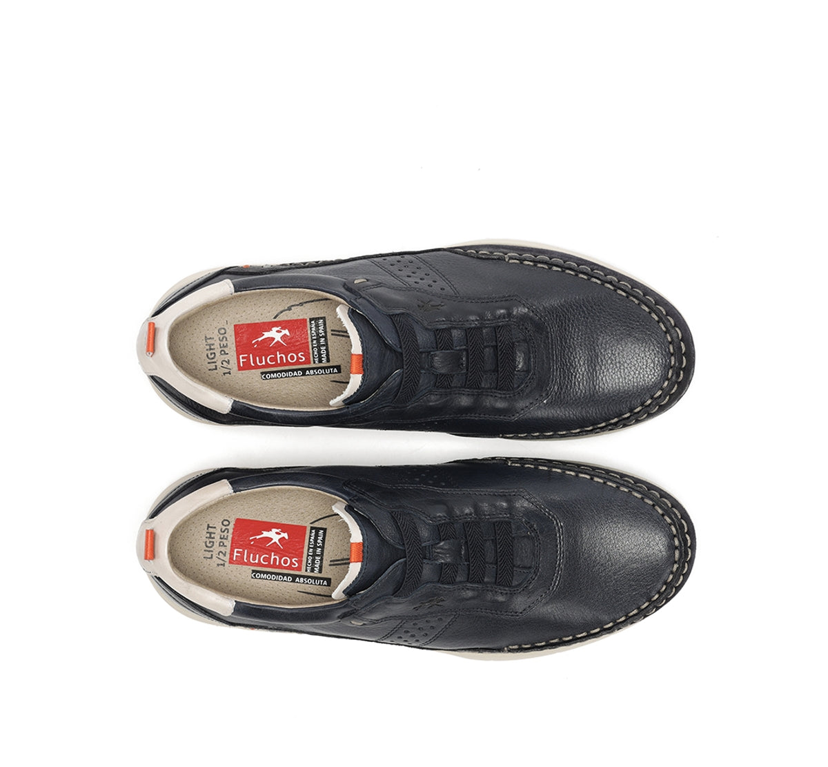 Fluchos Kai F2151 baskets homme bleues confort larges