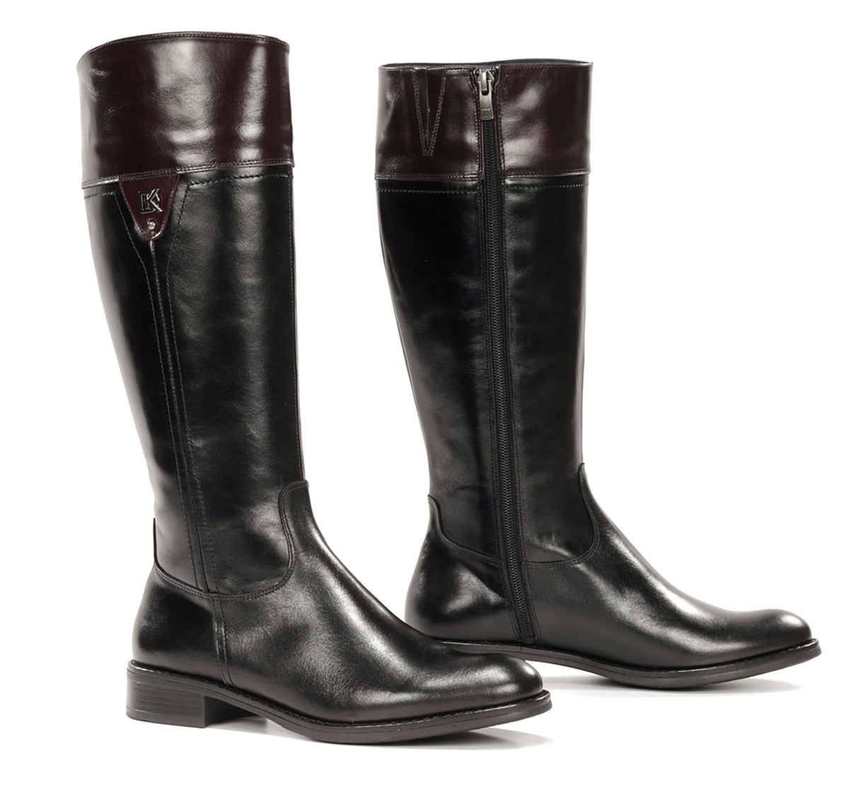 Dorking Tierra D9827 bottes femme noir cuir
