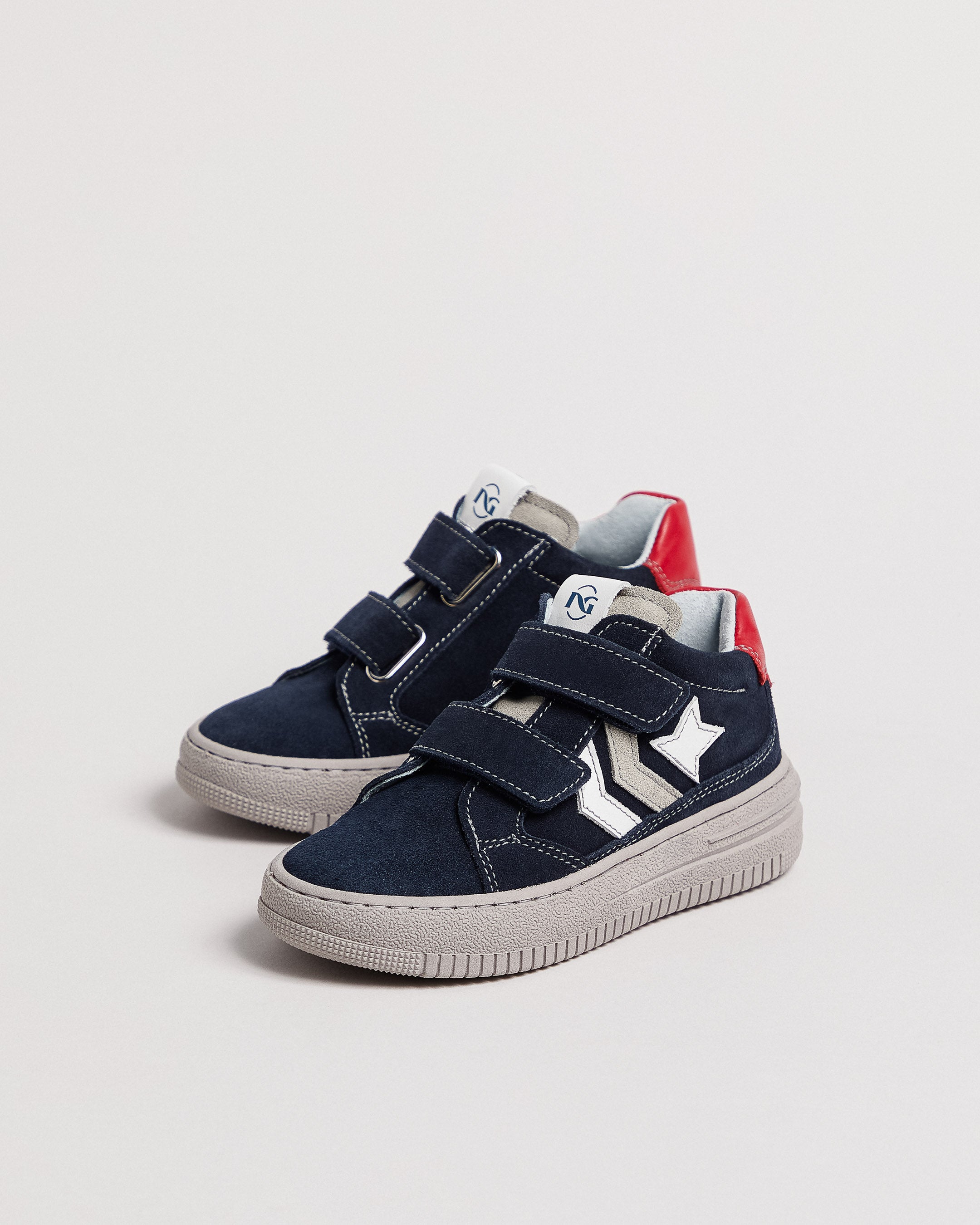 Nero Giardini Sneakers baskets garçon cuir daim souple