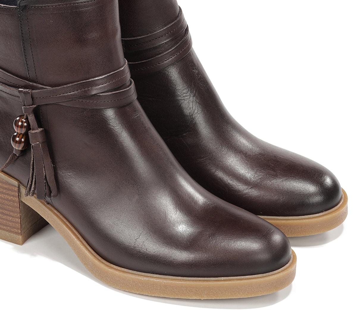 Dorking Aroma D9756 bottines marron cuir femme