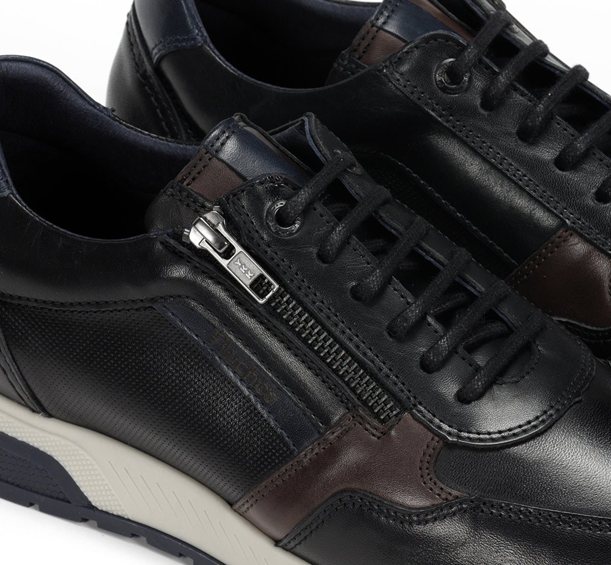 Fluchos Louis F1600 basket noire homme cuir