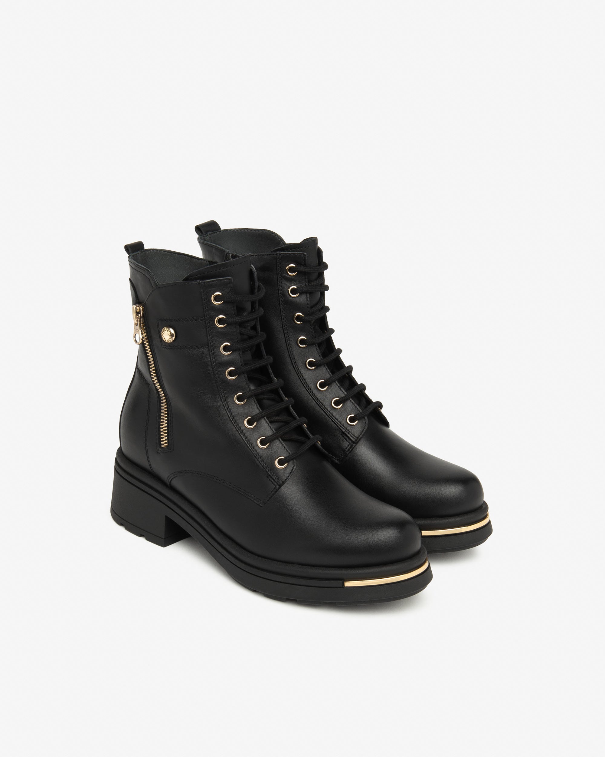 Nero Giardini Combat Boots rangers femme cuir hiver