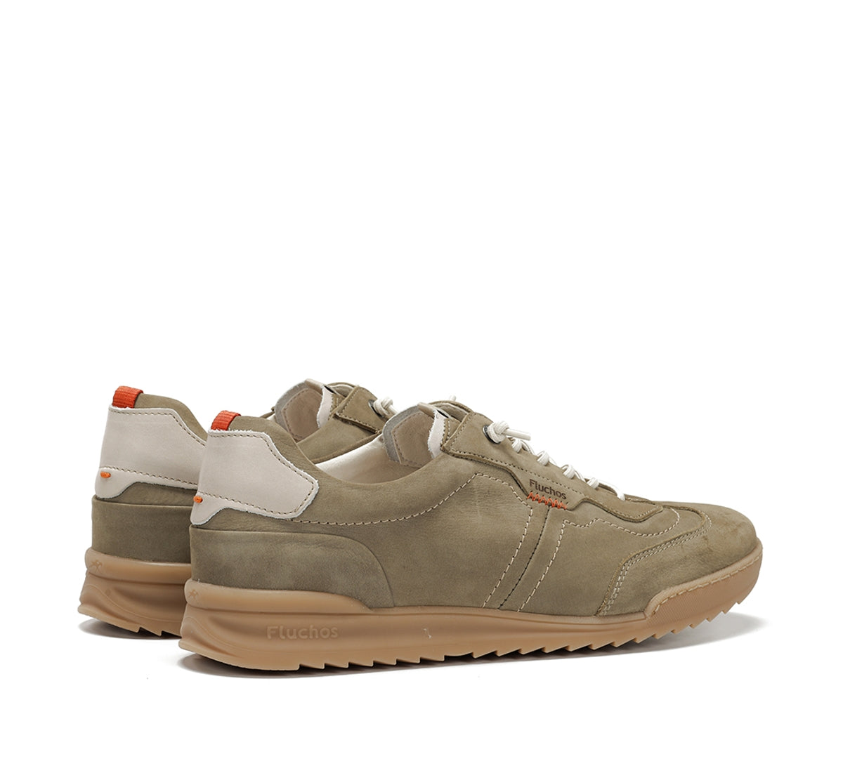 Fluchos Elder F2383 baskets vertes homme cuir