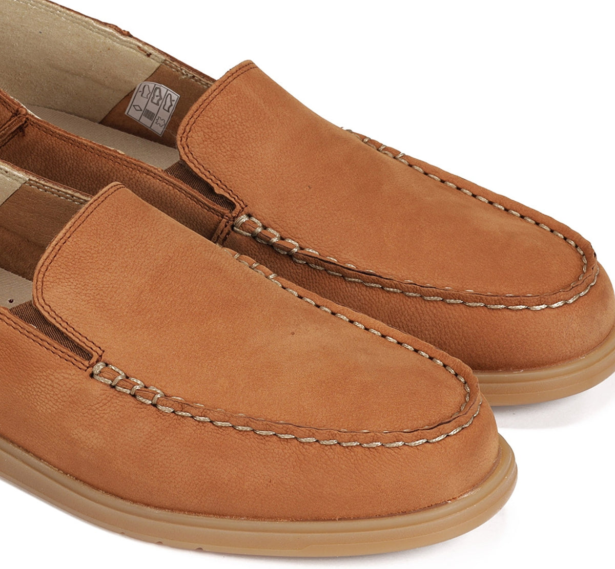 Fluchos Tribal F2193 mocassin marron cuir homme