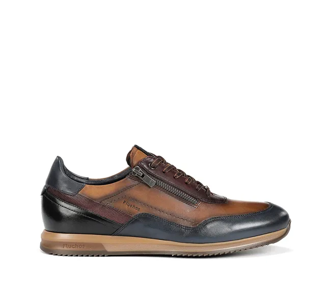 Fluchos Samir F2263 basket homme marron confort rembourré