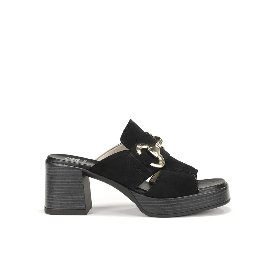 Dorking by Fluchos Diamond D9284 sandale noire femme
