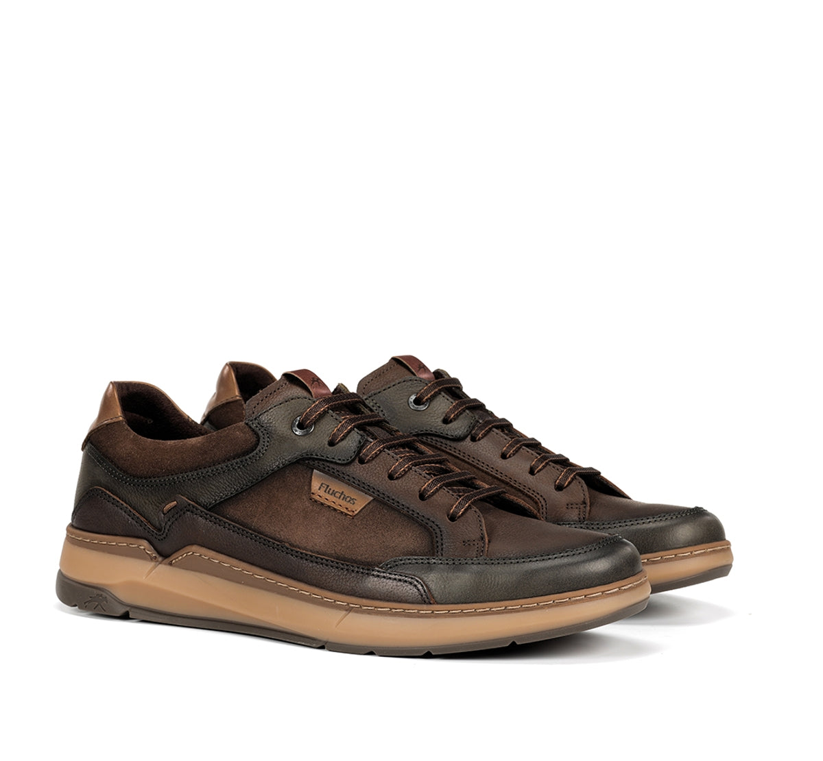Fluchos Jeff F2279 baskets marron cuir homme