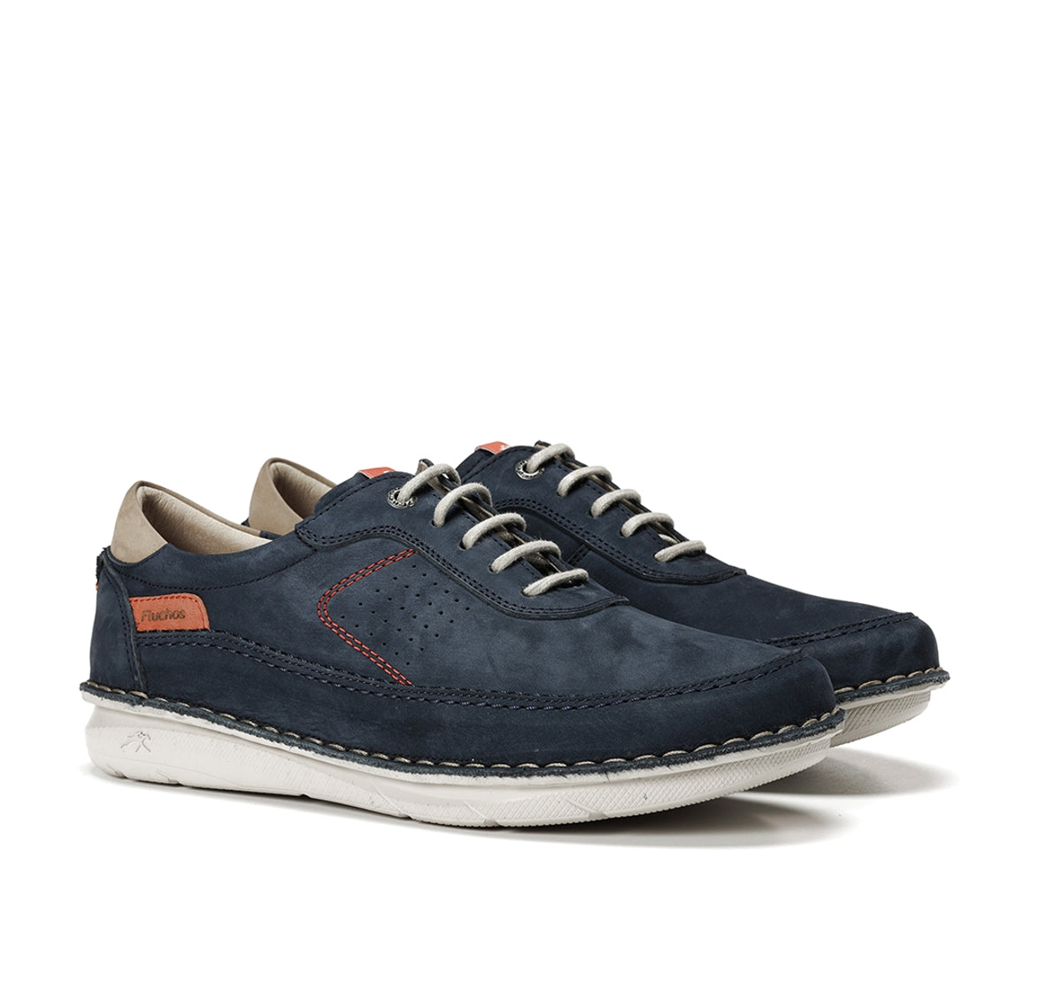 Fluchos Parker F2004 baskets bleu homme forme large
