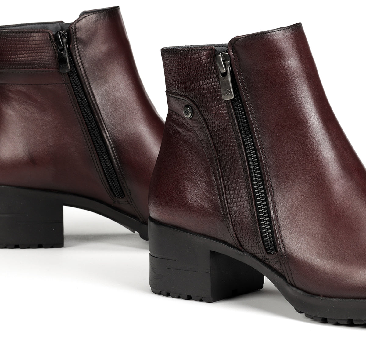 Fluchos Aliss F1367 bottines bordeaux femme cuir