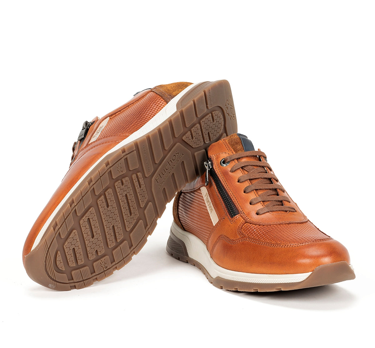 Fluchos Louis F1752 basket marron cuir homme