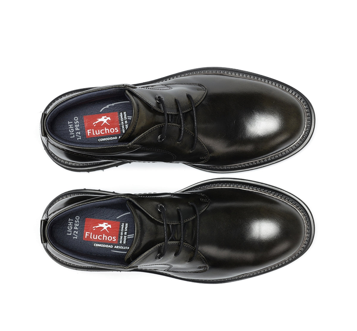 Fluchos Lincon F2055 Bottines Vert Homme Cuir