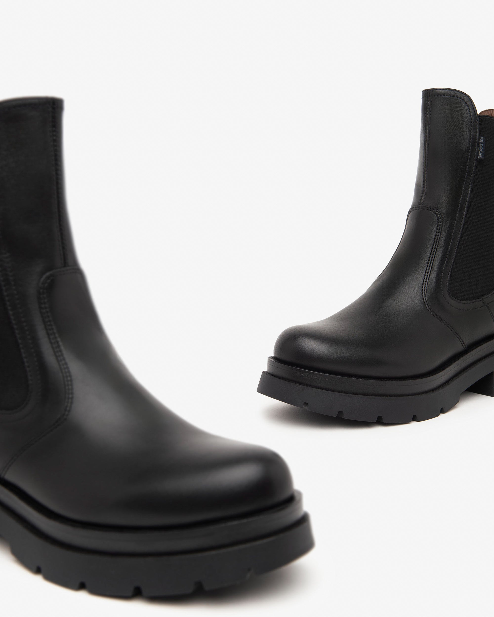 Nero Giardini Chelsea Boots bottines cuir femme hiver