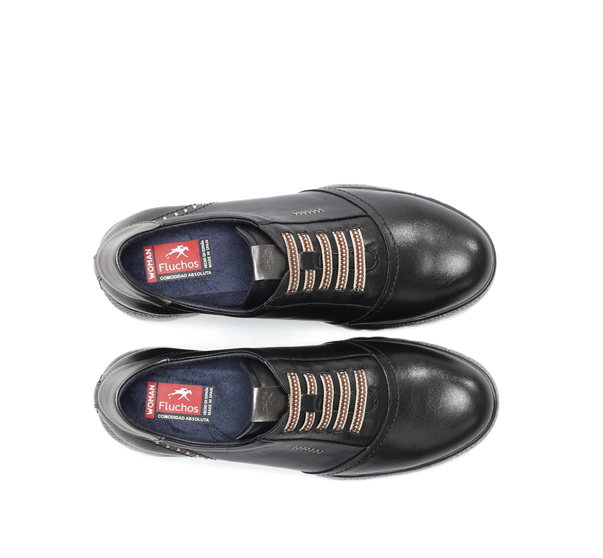 Fluchos Live F2096 basket femme noire confort