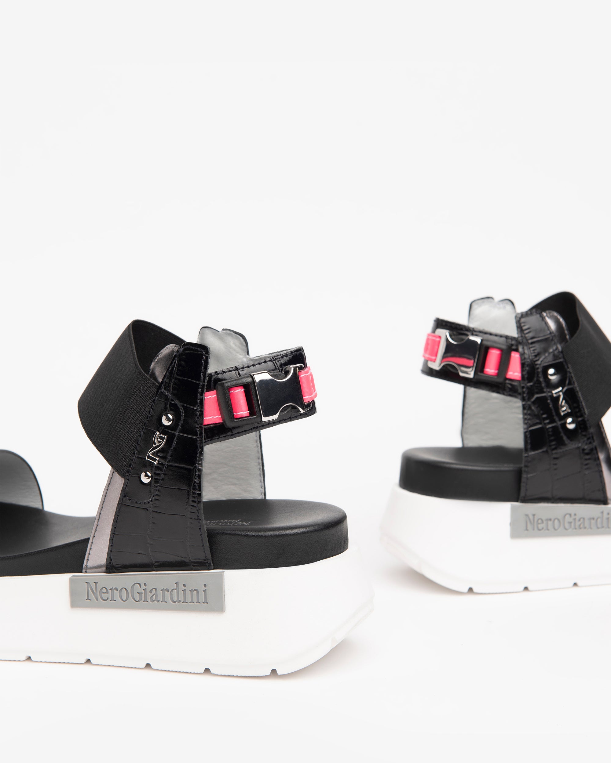 Nero Giardini Sandals sandales femme cuir talon 4 cm