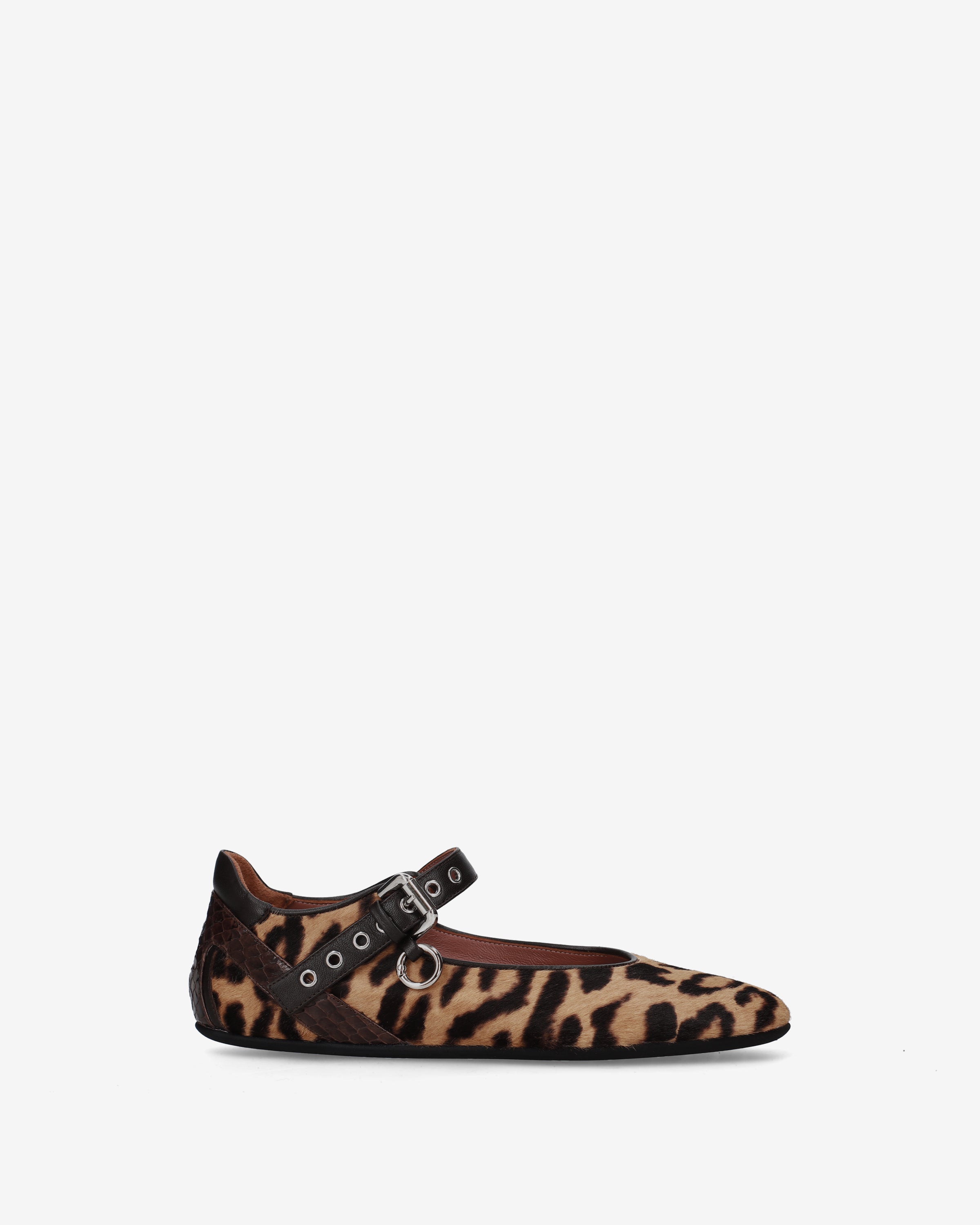 Premiata Mary Jane ballerines léopard boucle