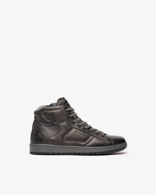 Nero Giardini Sneakers baskets cuir homme montantes 42 DryGo