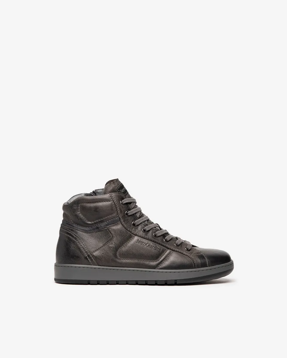 Nero Giardini Sneakers baskets cuir homme montantes 42 DryGo