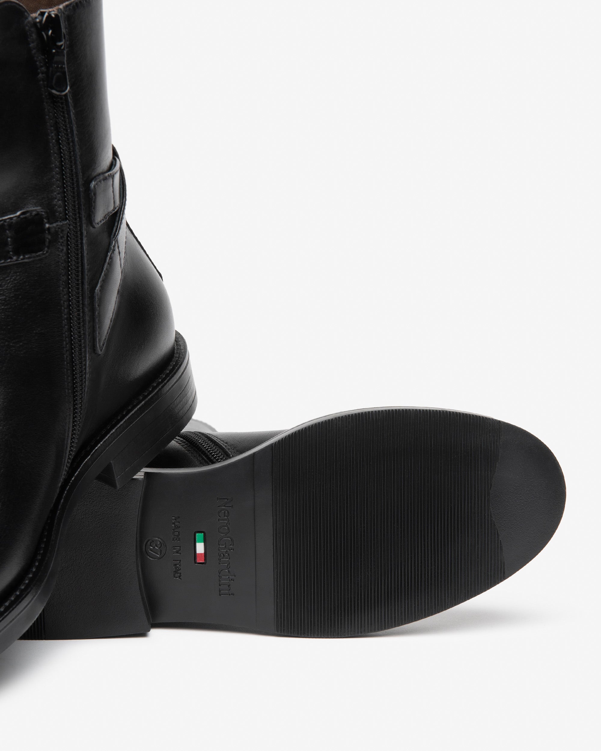 Nero Giardini Ankle Boots bottines cuir femme zip 30 mm