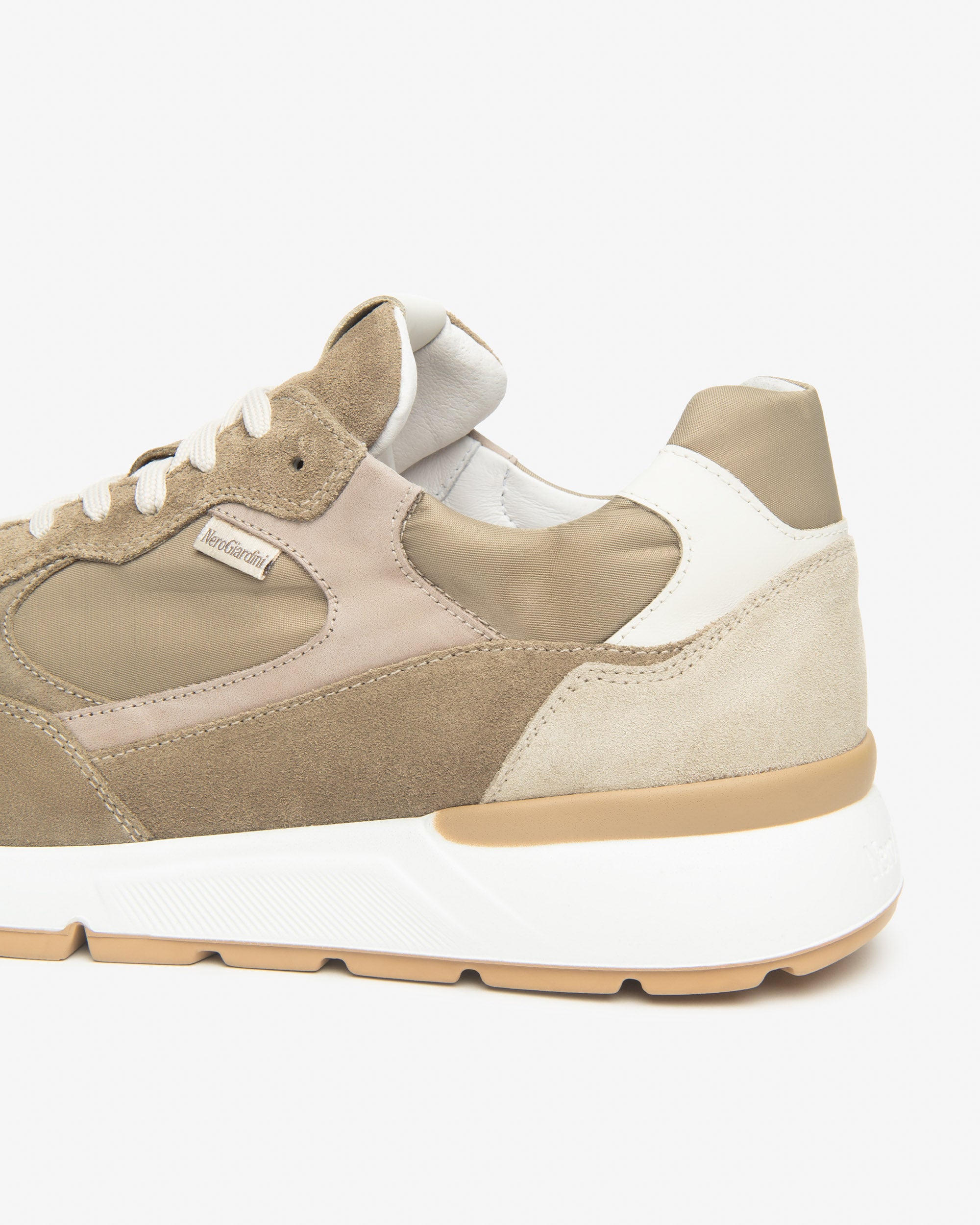 Nero Giardini Sneakers baskets cuir toile homme