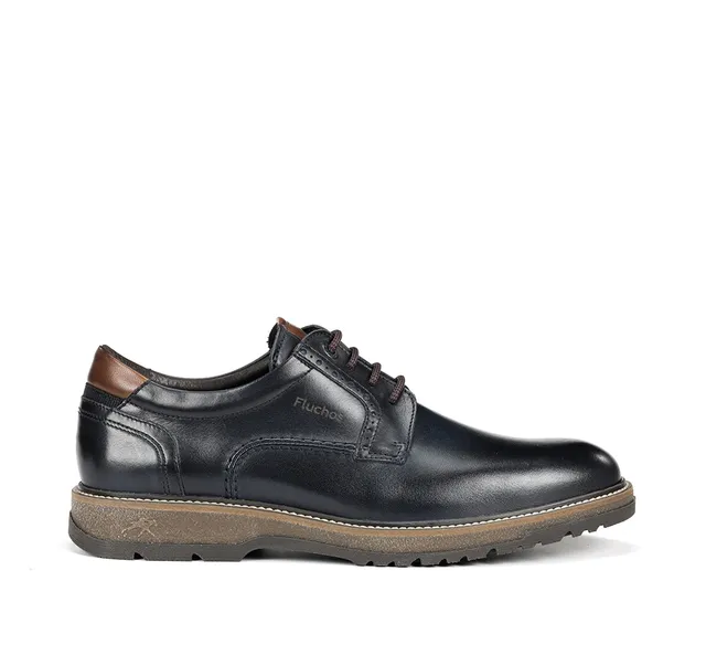 Fluchos Buggy F2319 chaussures bleues homme cuir