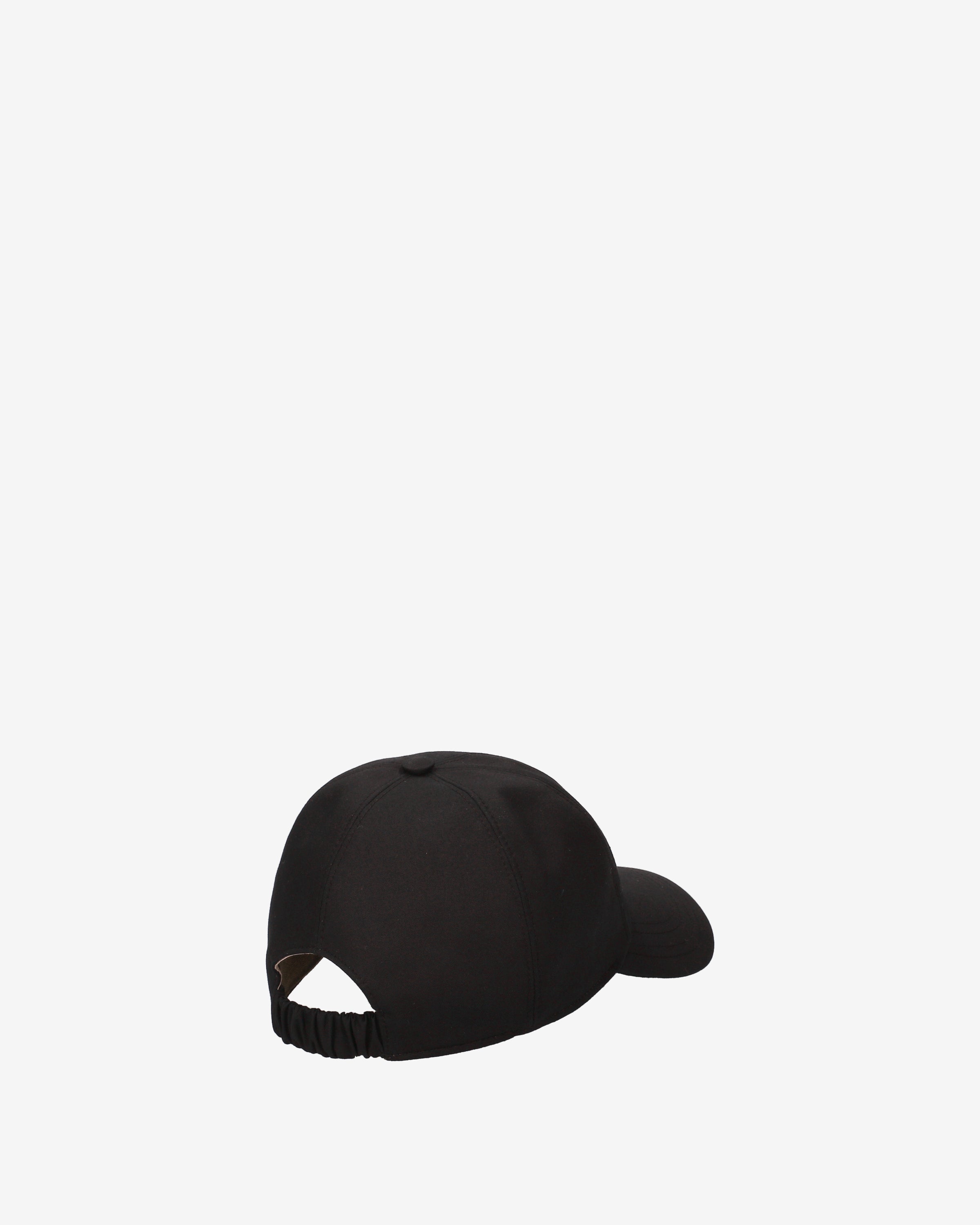 Premiata casquette baseball coton noir logo brodé