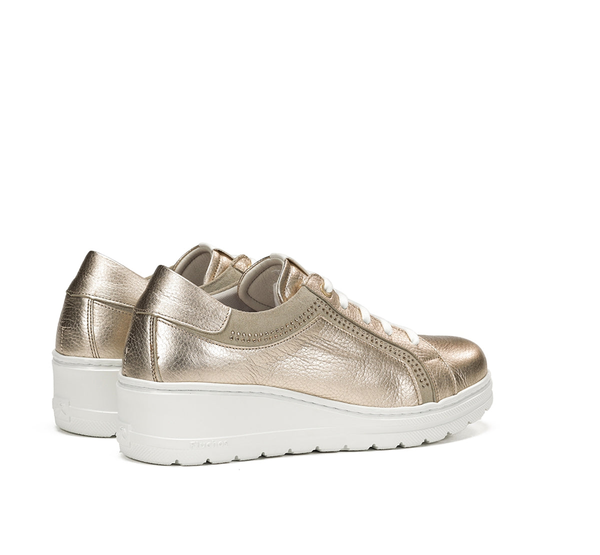 Fluchos Aqua F1997 basket dorée compensée femme