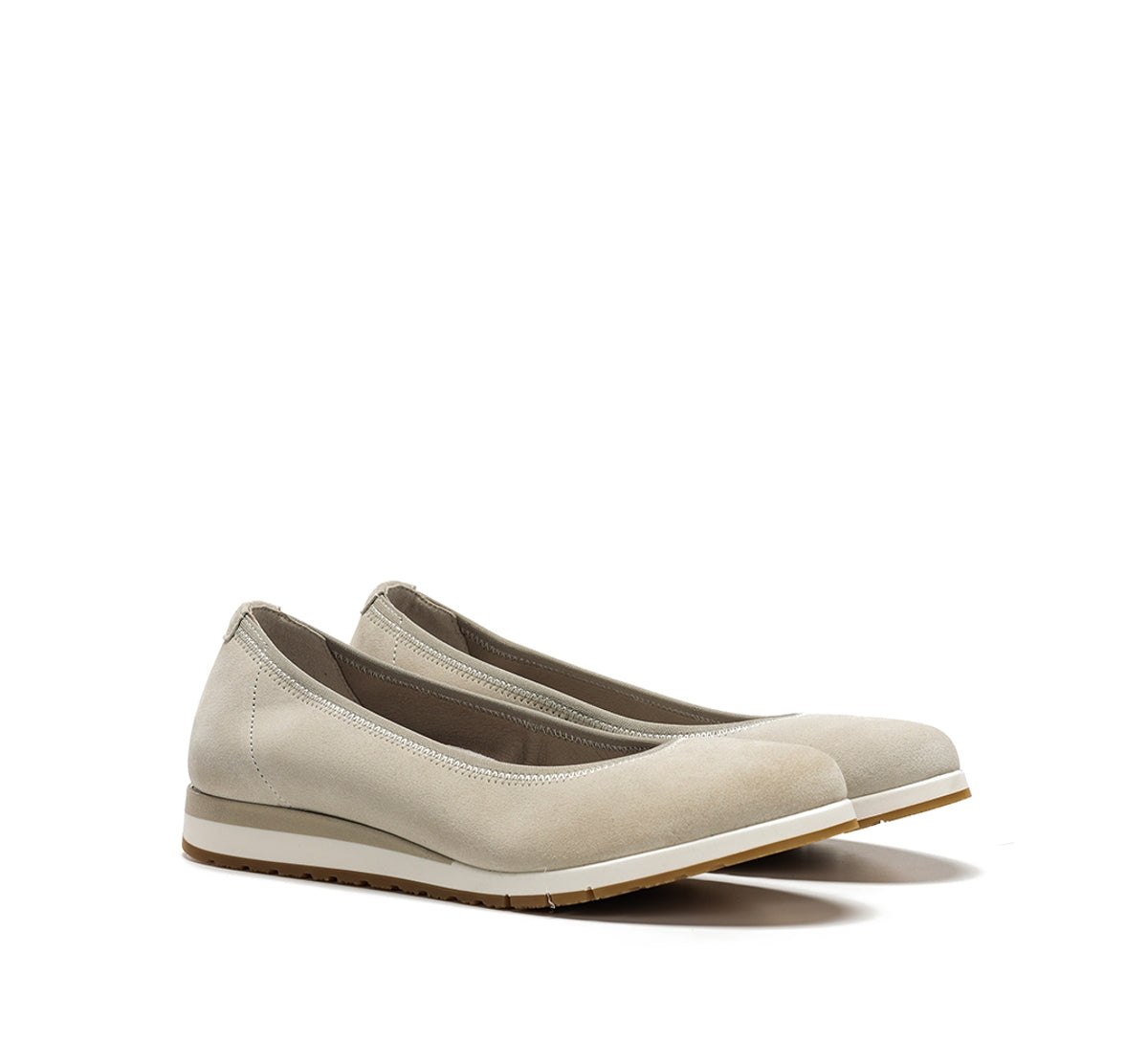 Dorking Swim D9712 ballerines taupe cuir femme
