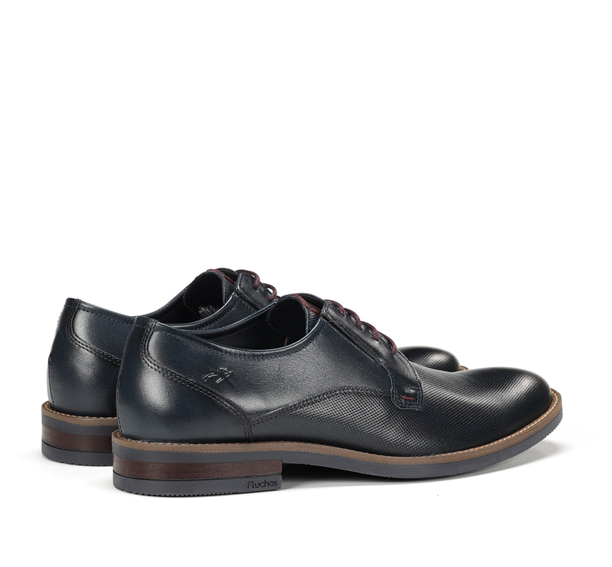 Fluchos Zapatos Theo F1631 derbies bleu homme cuir