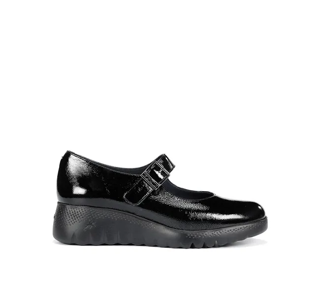 Fluchos Live F2247 chaussure noir femme compensée