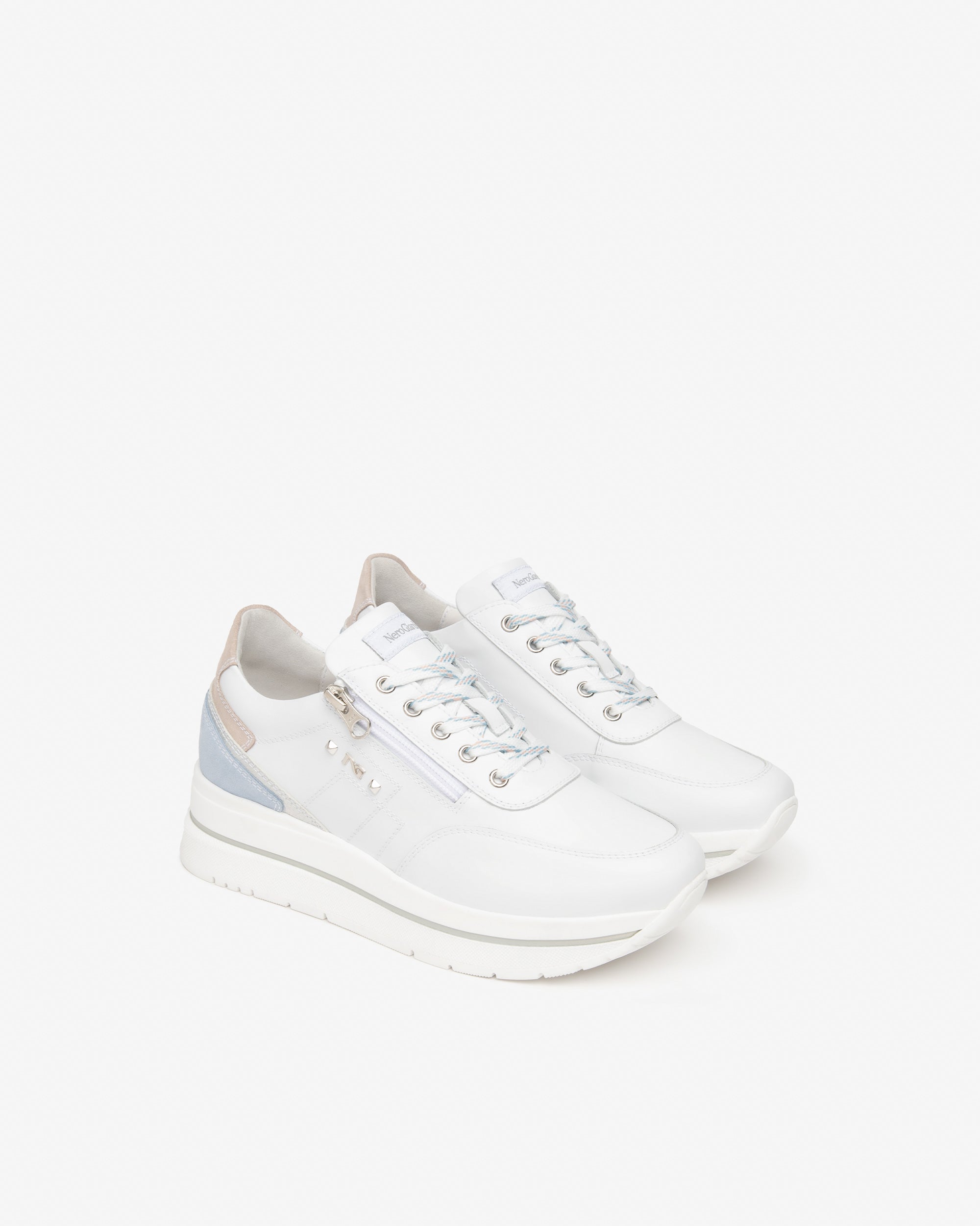Nero Giardini Sneakers baskets cuir daim femme été