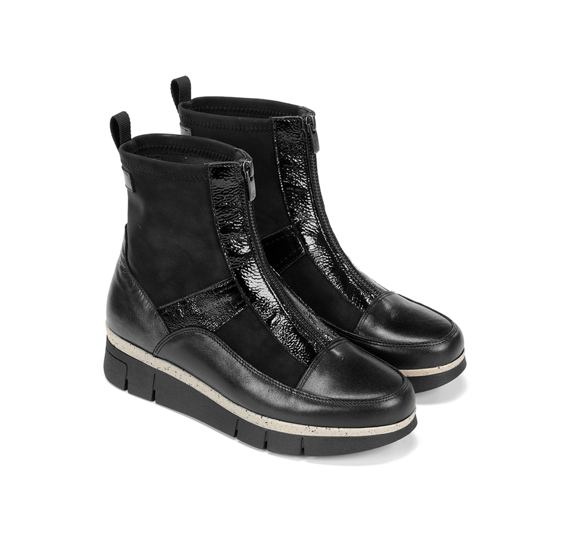 Dorking India D9331 bottines noir femme confort