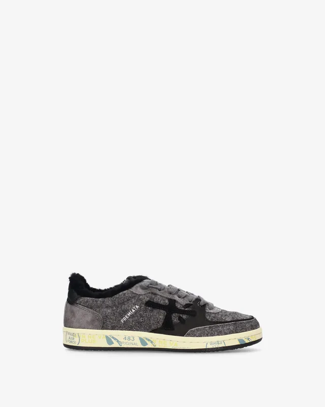 Premiata Bskt Clayd 8713M baskets femme gris