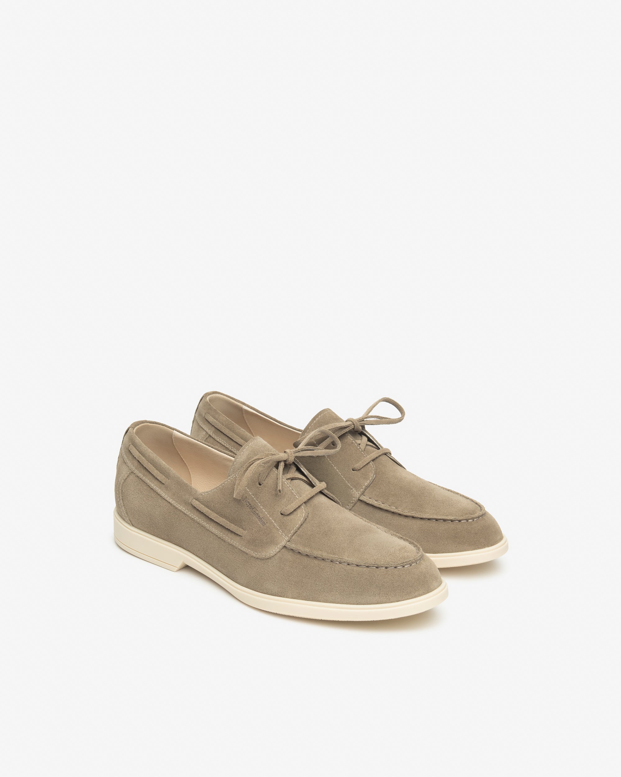 Nero Giardini Tie-up mocassins daim homme printemps
