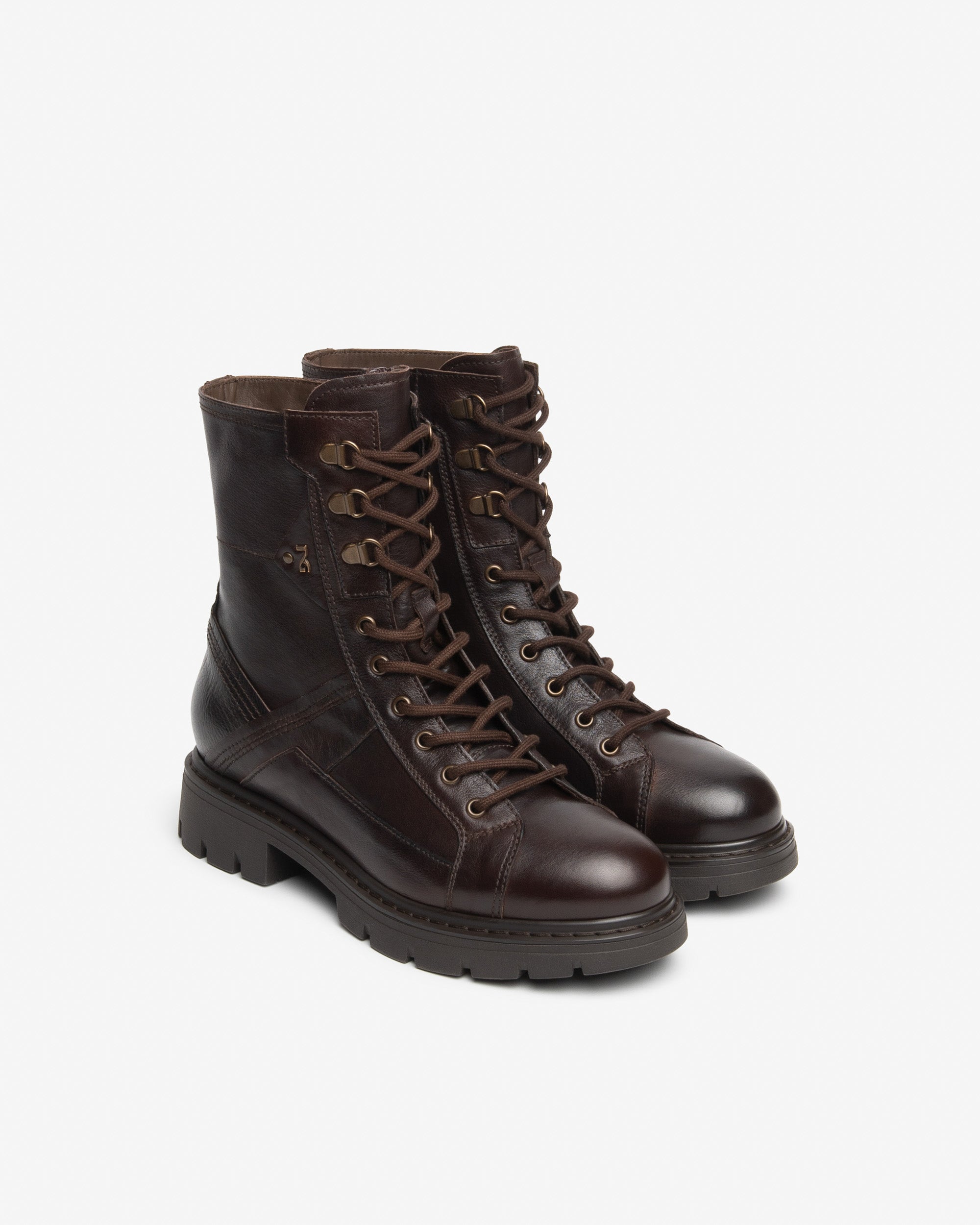 Nero Giardini Combat Boots rangers cuir femme