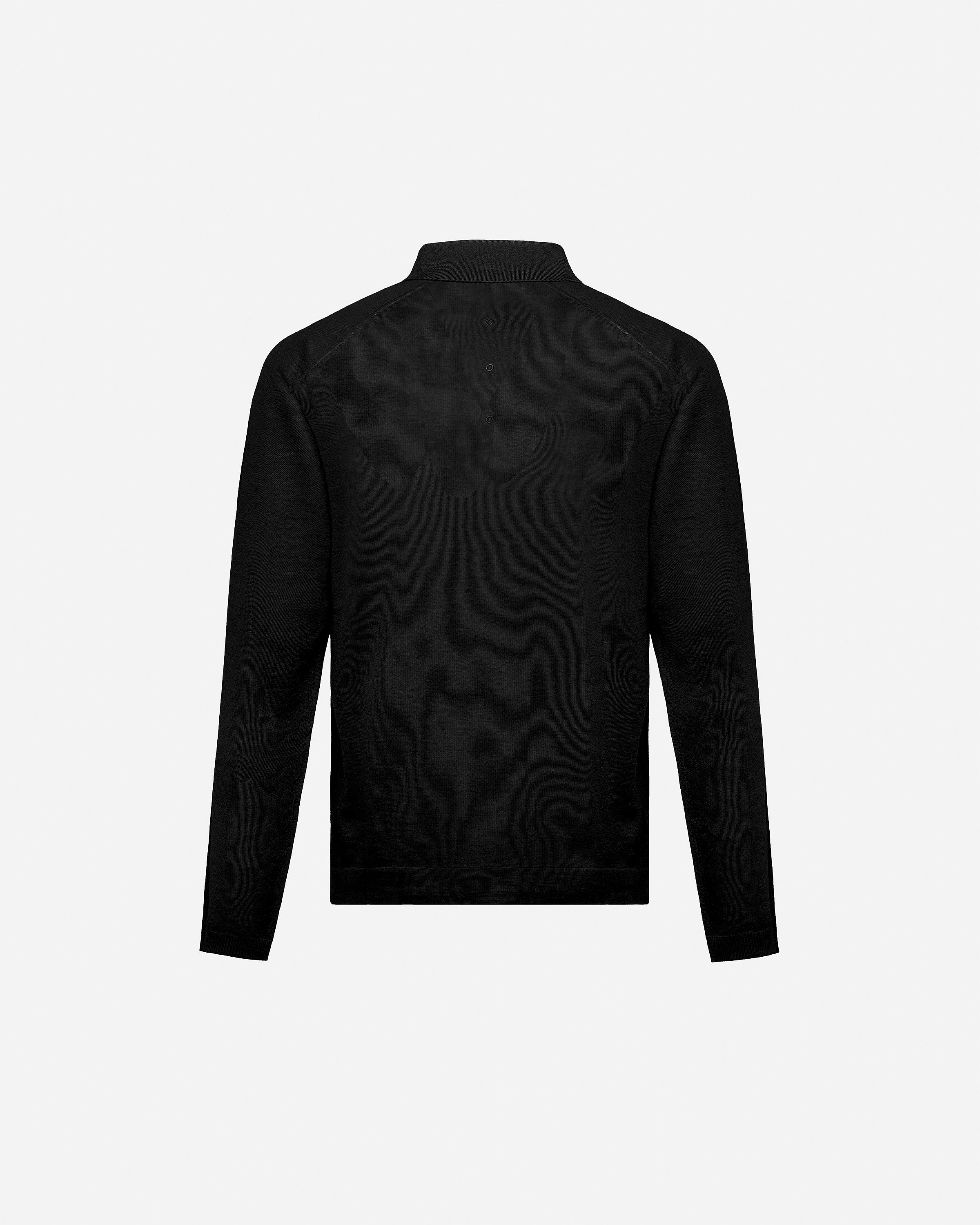 Premiata Polo Knit pull noir M manches longues