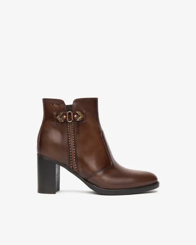 Nero Giardini Ankle Boots bottines cuir talon 7,5 cm 38