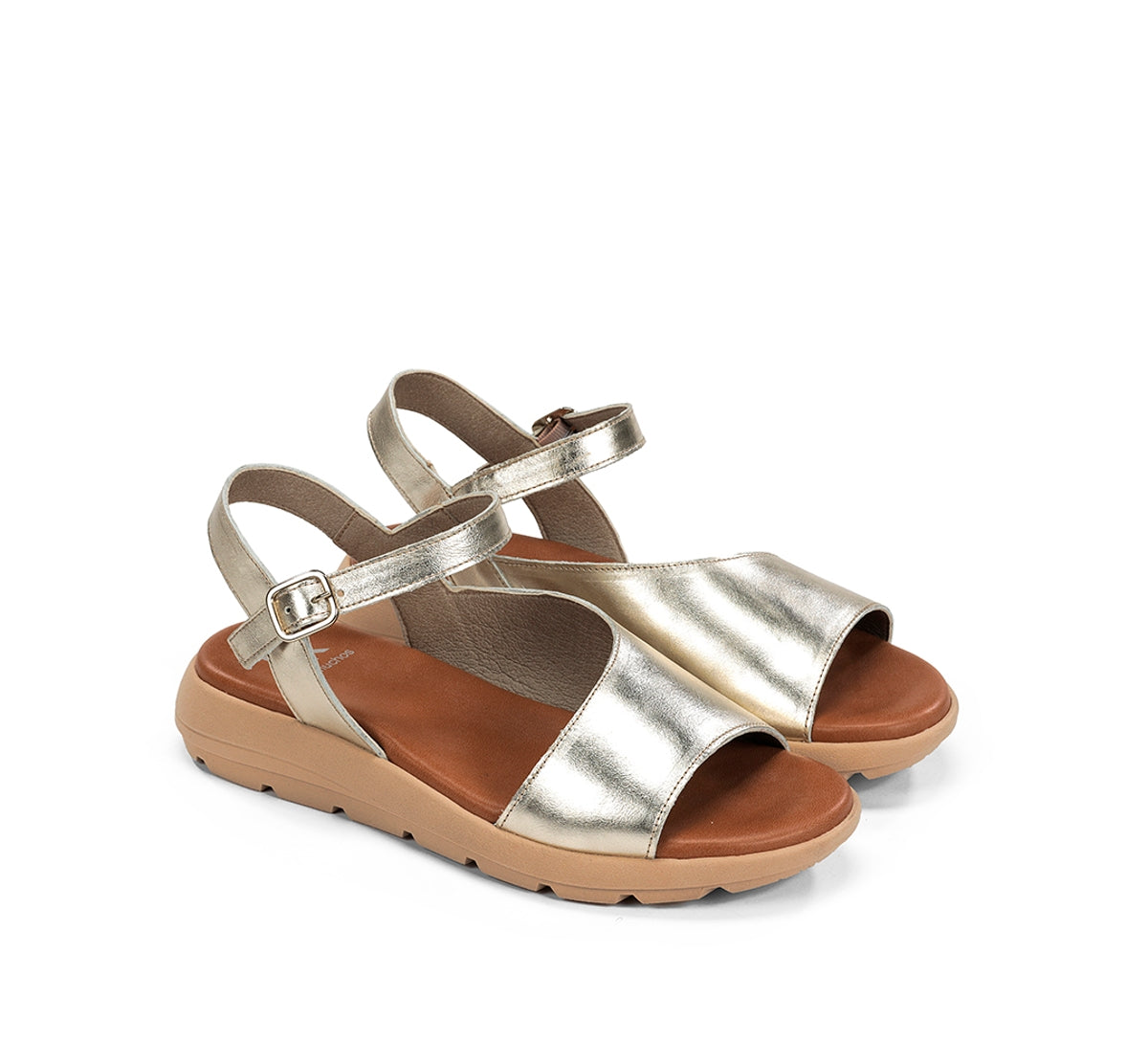 Dorking Gandia D9463 sandales doré femme boucle