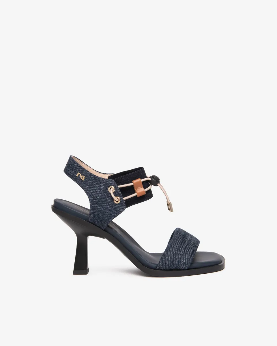 Nero Giardini Sandals sandales cuir femme tissu