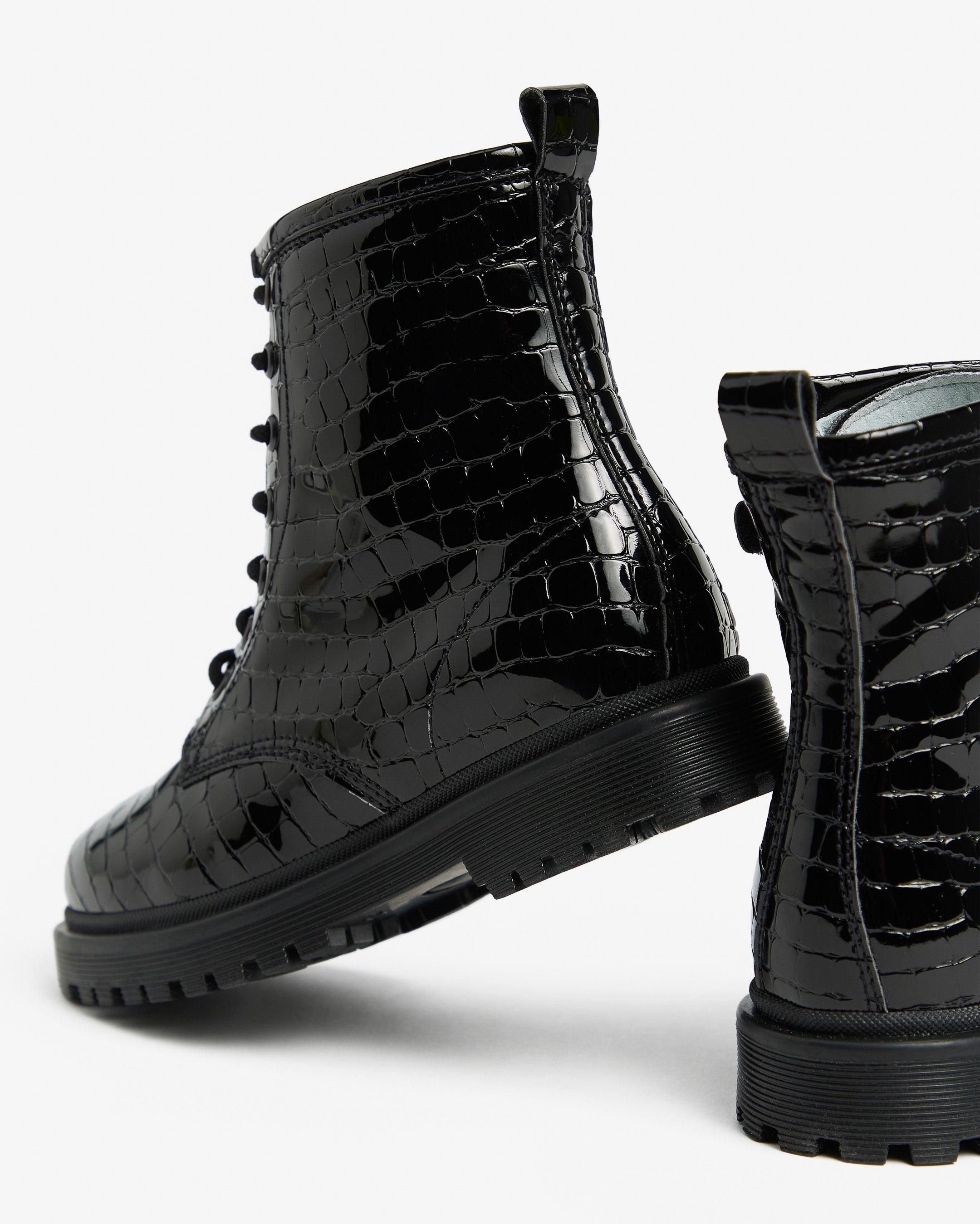 Nero Giardini Combat Boots Bottines Fille Tissu Technique