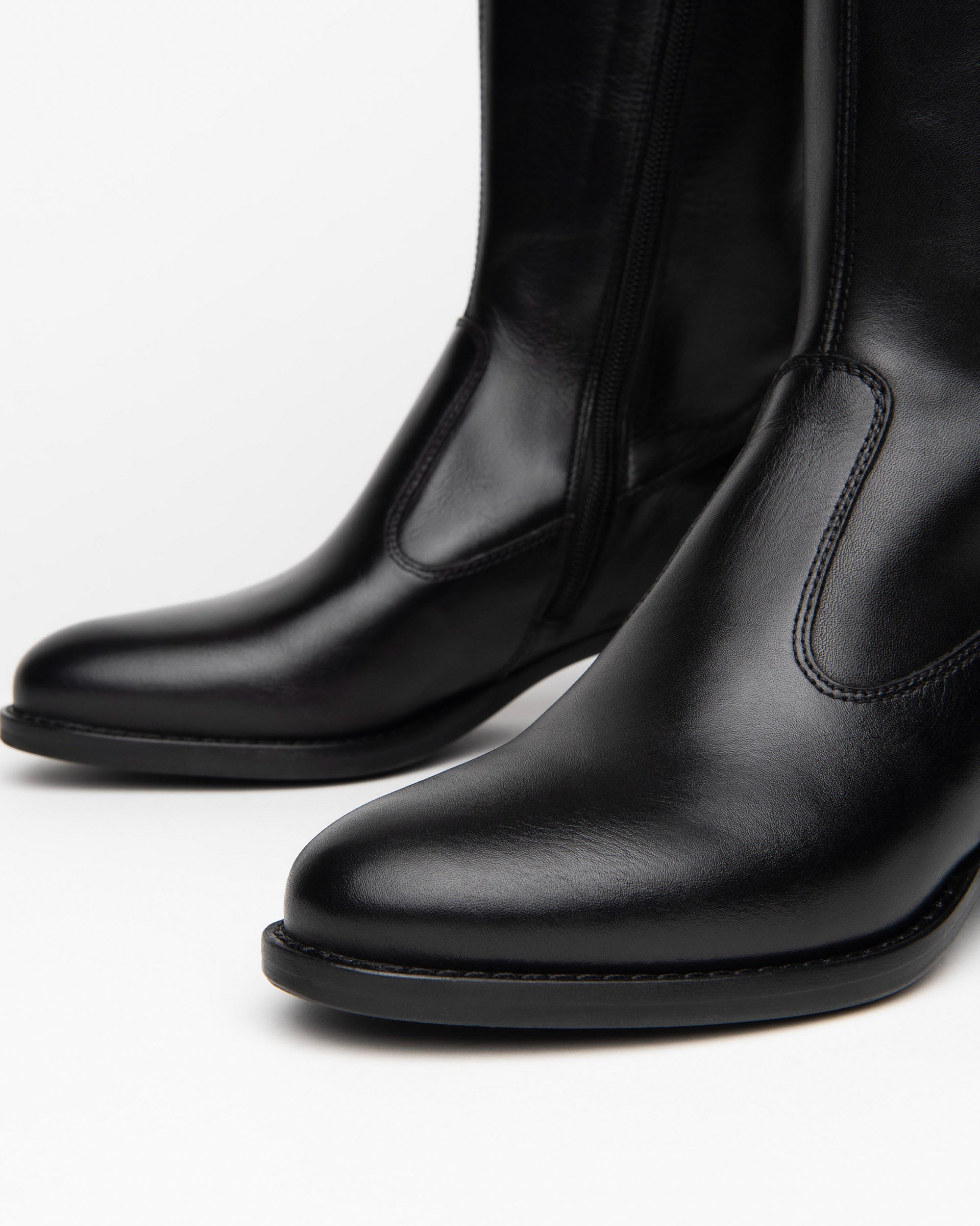 Nero Giardini Boots bottes femme cuir talon 40 mm